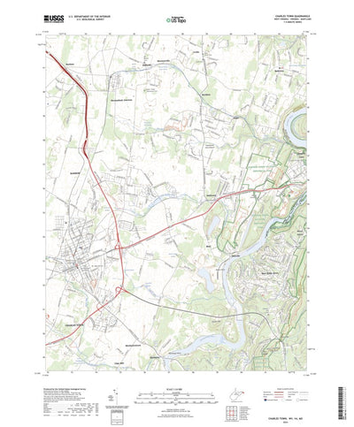 United States Geological Survey Charles Town, WV (2023, 24000-Scale) digital map