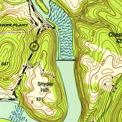 United States Geological Survey Charles Town, WV-VA-MD (1953, 24000-Scale) digital map