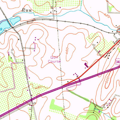 United States Geological Survey Charles Town, WV-VA-MD (1955, 24000-Scale) digital map