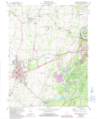 United States Geological Survey Charles Town, WV-VA-MD (1978, 24000-Scale) digital map