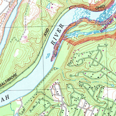 United States Geological Survey Charles Town, WV-VA-MD (1978, 24000-Scale) digital map