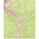 United States Geological Survey Charleston East, WV (1957, 24000-Scale) digital map