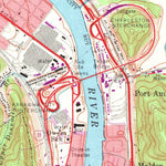 United States Geological Survey Charleston East, WV (1957, 24000-Scale) digital map