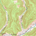 United States Geological Survey Charleston East, WV (1957, 24000-Scale) digital map