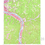 United States Geological Survey Charleston East, WV (1958, 24000-Scale) digital map