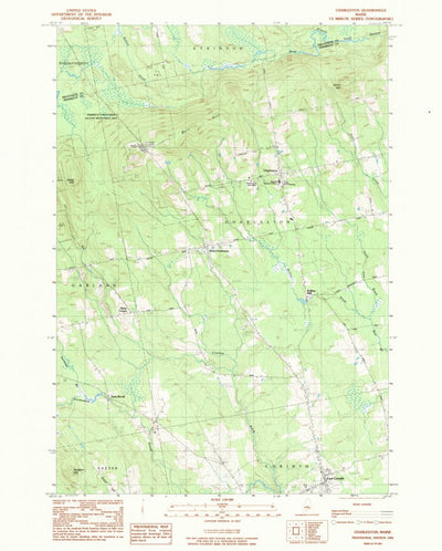 United States Geological Survey Charleston, ME (1983, 24000-Scale) digital map