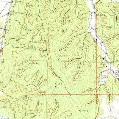 United States Geological Survey Charleston, MS (1982, 24000-Scale) digital map