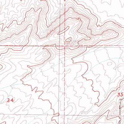 United States Geological Survey Charleston Peak NE, NV (1984, 24000-Scale) digital map