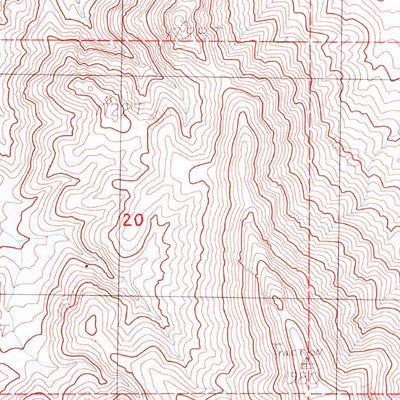 United States Geological Survey Charleston Peak NE, NV (1984, 24000-Scale) digital map