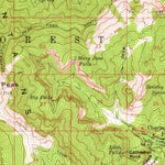 United States Geological Survey Charleston Peak, NV (1957, 62500-Scale) digital map