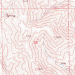 United States Geological Survey Charleston Reservoir, NV (1968, 24000-Scale) digital map
