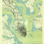 United States Geological Survey Charleston, SC (1919, 21120-Scale) digital map