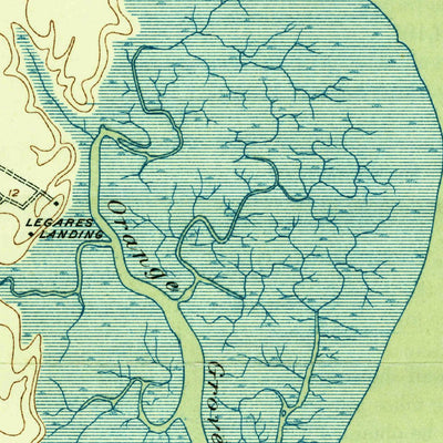 United States Geological Survey Charleston, SC (1919, 21120-Scale) digital map