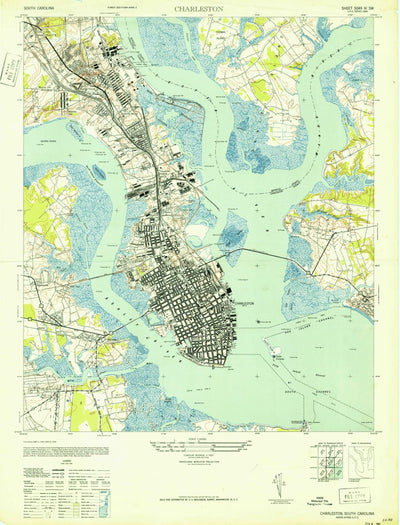 United States Geological Survey Charleston, SC (1948, 24000-Scale) digital map