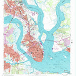 United States Geological Survey Charleston, SC (1958, 24000-Scale) digital map