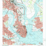 United States Geological Survey Charleston, SC (1994, 24000-Scale) digital map