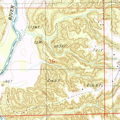 United States Geological Survey Charleston South, IL (1984, 24000-Scale) digital map