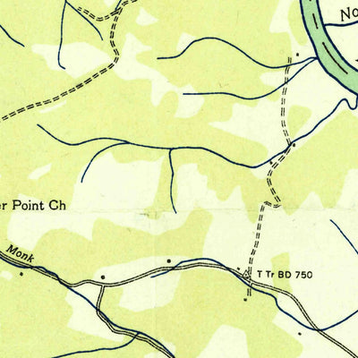 United States Geological Survey Charleston, TN (1935, 24000-Scale) digital map