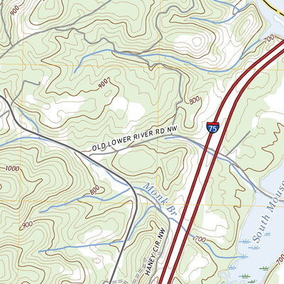 United States Geological Survey Charleston, TN (2022, 24000-Scale) digital map