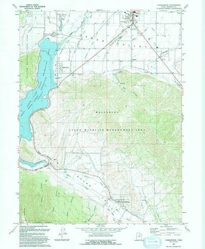 United States Geological Survey Charleston, UT (1993, 24000-Scale) digital map