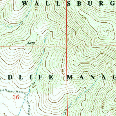 United States Geological Survey Charleston, UT (1993, 24000-Scale) digital map
