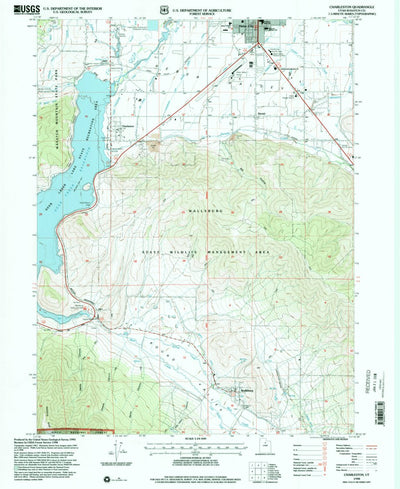 United States Geological Survey Charleston, UT (1998, 24000-Scale) digital map