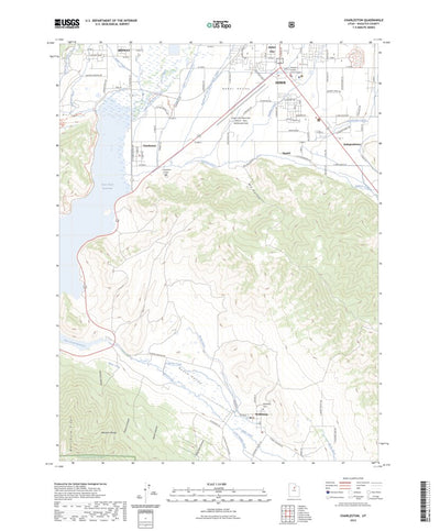 United States Geological Survey Charleston, UT (2023, 24000-Scale) digital map