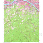 United States Geological Survey Charleston West, WV (1958, 24000-Scale) digital map