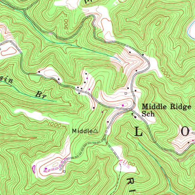 United States Geological Survey Charleston West, WV (1958, 24000-Scale) digital map
