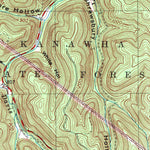 United States Geological Survey Charleston West, WV (1996, 24000-Scale) digital map