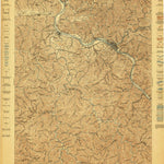 United States Geological Survey Charleston, WV (1899, 125000-Scale) digital map