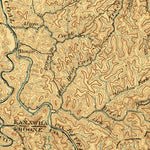 United States Geological Survey Charleston, WV (1899, 125000-Scale) digital map