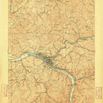 United States Geological Survey Charleston, WV (1909, 62500-Scale) digital map