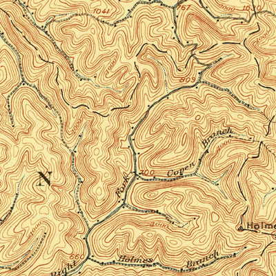 United States Geological Survey Charleston, WV (1909, 62500-Scale) digital map