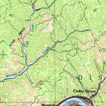 United States Geological Survey Charleston, WV (1984, 100000-Scale) digital map