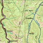 United States Geological Survey Charleston, WV (1984, 100000-Scale) digital map