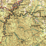 United States Geological Survey Charleston, WV-OH (1957, 250000-Scale) digital map