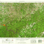 United States Geological Survey Charleston, WV-OH (1961, 250000-Scale) digital map