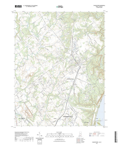 United States Geological Survey Charlestown, IN (2022, 24000-Scale) digital map