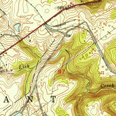 United States Geological Survey Charlestown, IN-KY (1950, 24000-Scale) digital map