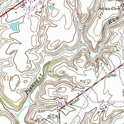 United States Geological Survey Charlestown, IN-KY (1963, 24000-Scale) digital map