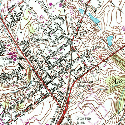 United States Geological Survey Charlestown, IN-KY (1963, 24000-Scale) digital map