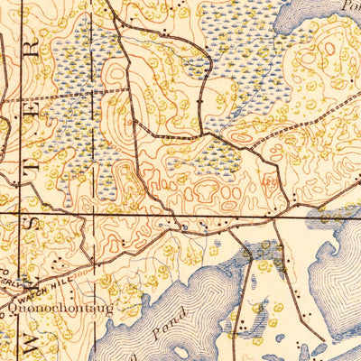 United States Geological Survey Charlestown, RI (1919, 62500-Scale) digital map