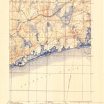 United States Geological Survey Charlestown, RI (1921, 62500-Scale) digital map