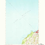 United States Geological Survey Charlevoix, MI (1954, 62500-Scale) digital map