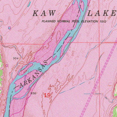 United States Geological Survey Charley Creek West, OK (1963, 24000-Scale) digital map