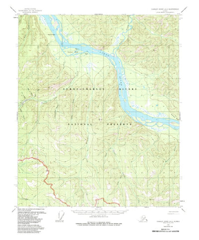 United States Geological Survey Charley River A-2, AK (1956, 63360-Scale) digital map