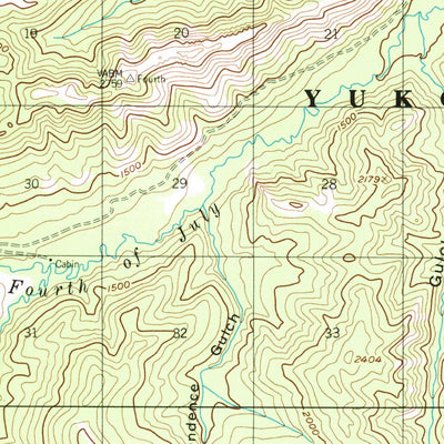 United States Geological Survey Charley River A-2, AK (1956, 63360-Scale) digital map