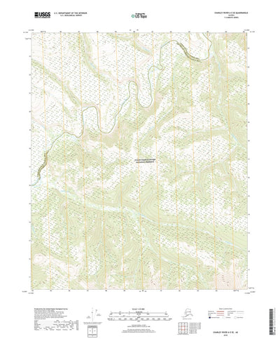 United States Geological Survey Charley River A-5 SE, AK (2018, 25000-Scale) digital map