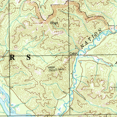United States Geological Survey Charley River, AK (1956, 250000-Scale) digital map